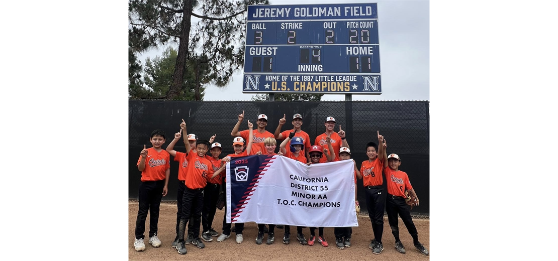 Congratulations to our NWLL Orioles - AA TOC Champs!